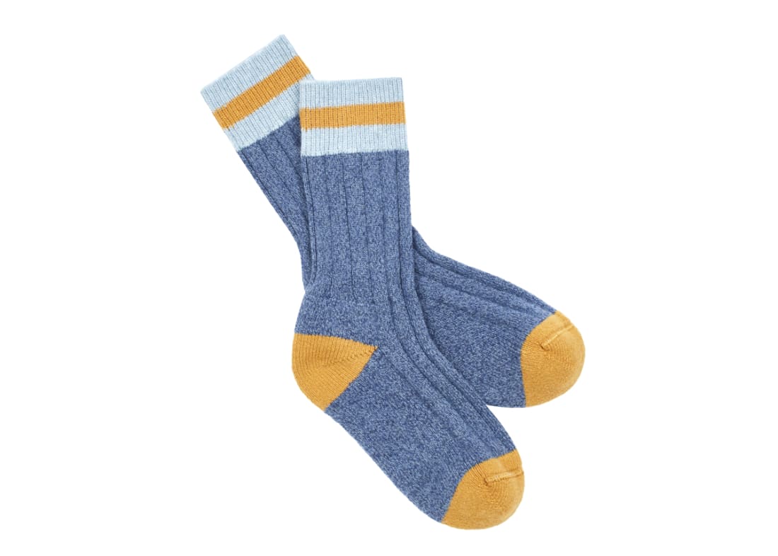 Toastie Sock - Small/ Medium 3-6 - Blue Dungarees and Night Owl