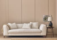 La Dolce Seater Sofa in Whipped Cream White Boucle
