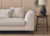 La Dolce Seater Sofa in Whipped Cream White Boucle