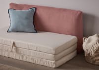 Slumberbox in Jam Sandwich Pink Linen