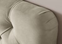 Snoozemuffin Headboard in Tea Dunk Beige Slubby Cotton