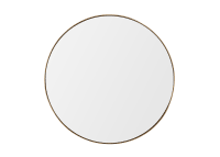 Real Deal Round Medium Mirror in Vintage Brass