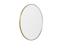 Real Deal Round Medium Mirror in Vintage Brass