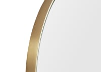 Real Deal Round Medium Mirror in Vintage Brass
