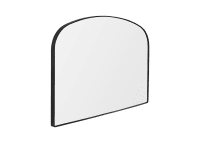 Wide Real Deal Arch Mirror in Blackened Bronze