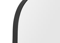 Medium Real Deal Arch Mirror in Blackened Bronze
