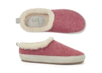 Size 10 Snuggins Snugback Slipper in Berry
