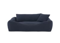 Woofins Medium Dog Bed in Dark Blue