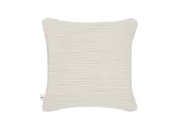 Knitty Wool Cushion 43 x 43 cm in Chalk