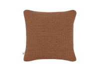 Knitty Wool Cushion 43 x 43 cm in Terracotta