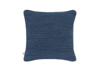 Knitty Wool Cushion 43 x 43 cm in Dark Blue