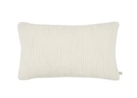 Knitty Stripe Wool Cushion 40 x 66 cm in Pale Blue