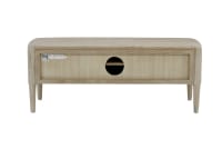 Heyday Media Unit in Whitewashed Oak