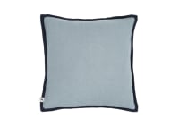 Bordy Edge Linen Cushion 43 x 43 cm in Light Blue