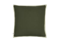 Bordy Edge Linen Cushion 43 x 43 cm in Dark Green