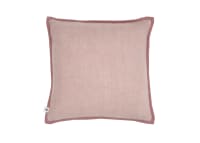 Bordy Edge Linen Cushion 43 x 43 cm in Light Pink