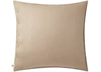 Easy Buttons Linen Cushion  60 x 60 cm in Natural