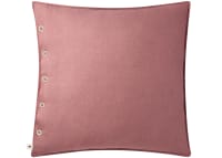 Easy Buttons Linen Cushion  60 x 60 cm in Pink