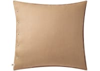 Easy Buttons Linen Cushion  60 x 60 cm in Taupe