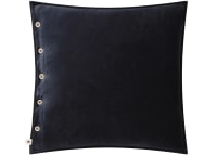 Easy Buttons Velvet Cushion 60 x 60 cm in Dark Blue