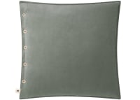 Easy Buttons Velvet Cushion 60 x 60 cm in Green
