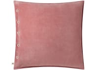 Easy Buttons Velvet Cushion 60 x 60 cm in Pink