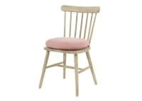Soft Scoop Linen Seat Pad in Pink