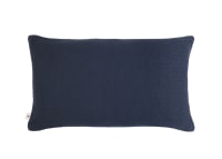 Motley Cotton Cushion in Dark Blue