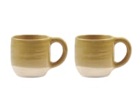 Wobblins Espresso Mug in Saffron Stain