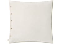 Easy Buttons Velvet Cushion 60 x 60 cm in Chalk