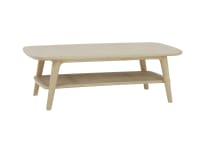 Throwback Coffee Table In Whitewashed Oak