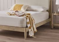 Bagel Bed in Whitewashed Oak
