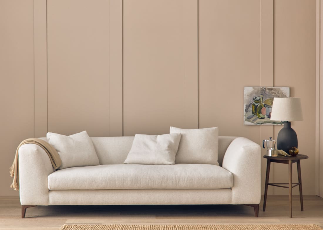 La Dolce Seater Sofa in Whipped Cream White Boucle