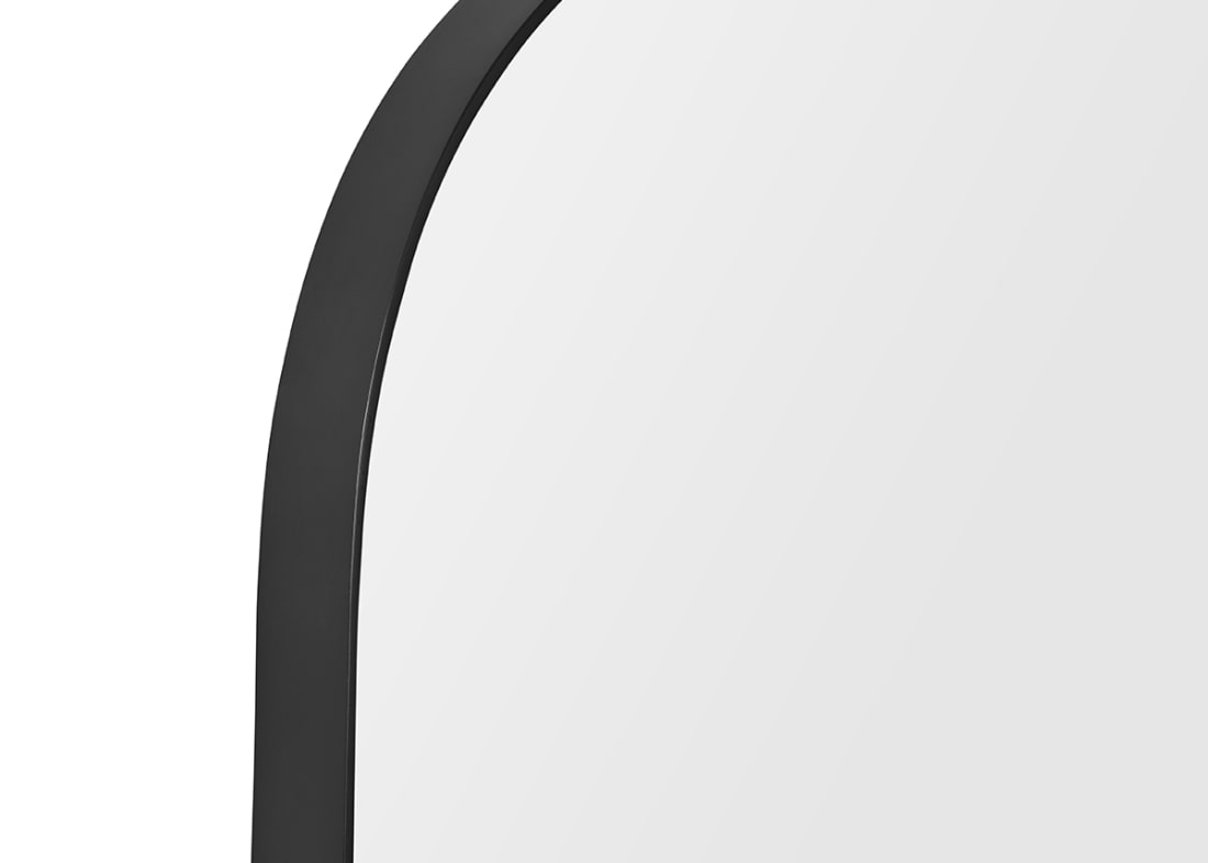 Medium Real Deal Arch Mirror in Blackened Bronze