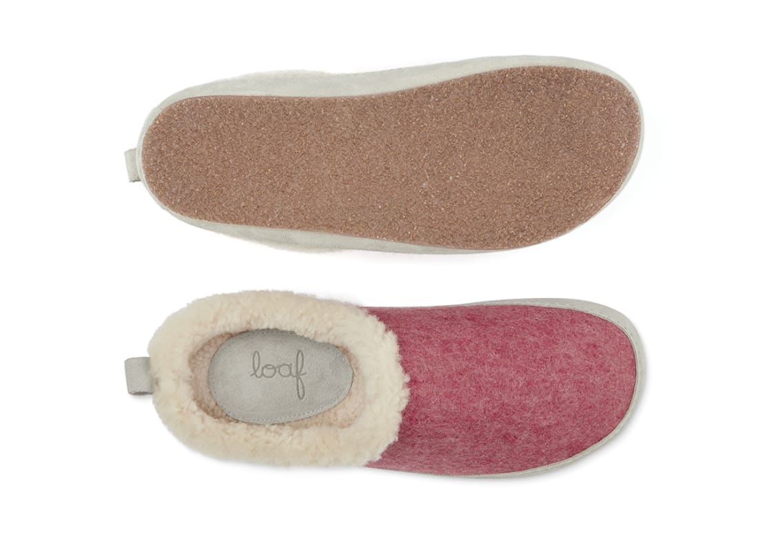 Size 10 Snuggins Snugback Slipper in Berry