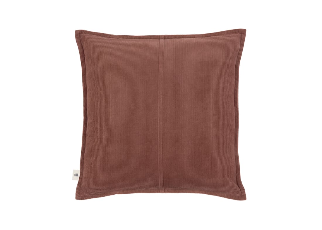 Cordy Corduroy Cushion 43 x 43 cm in Terracotta