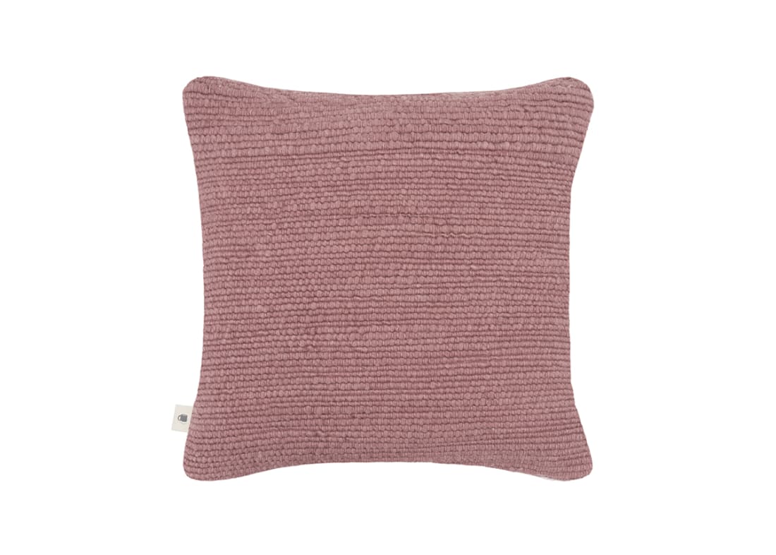 Knitty Wool Cushion 43 x 43 cm in Pink