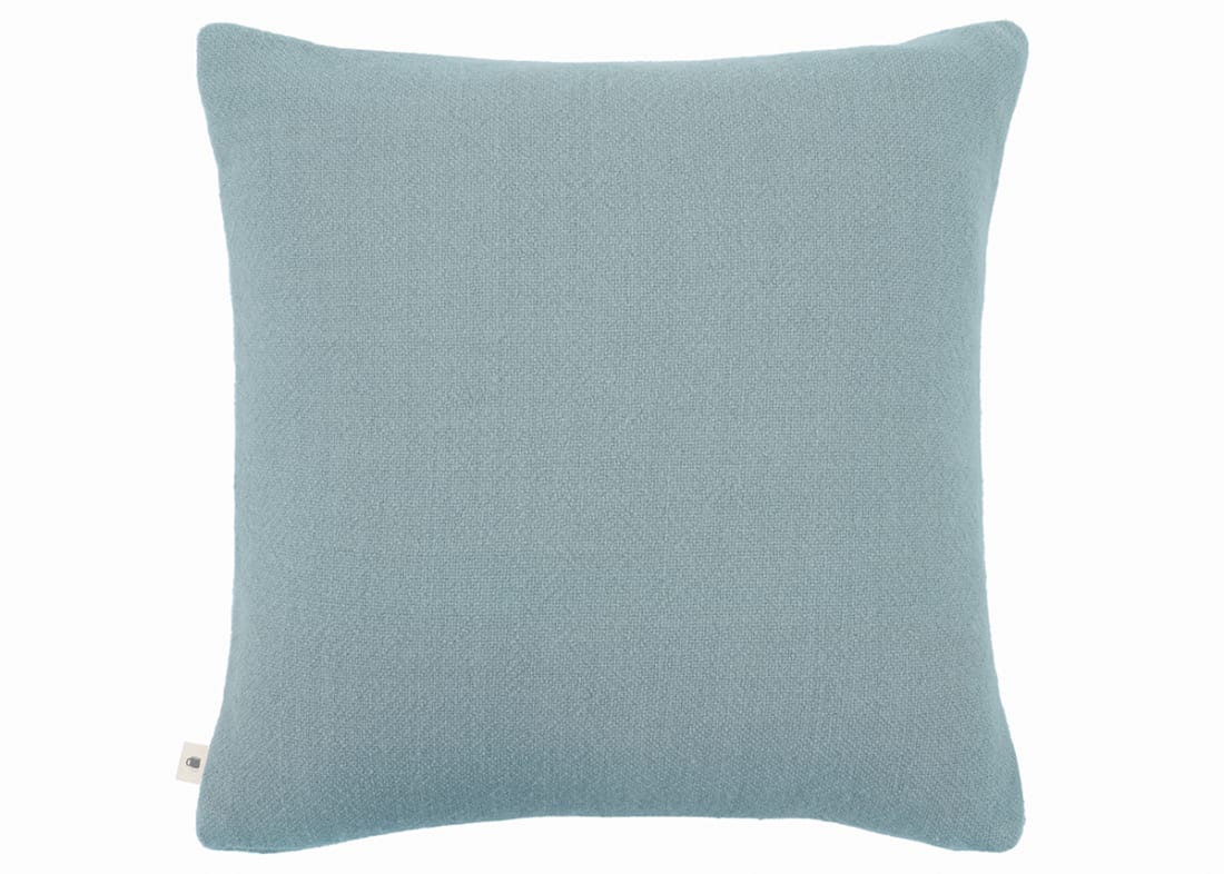 Nuzzler Merino Wool Cushion 60 x 60 cm in Light Teal
