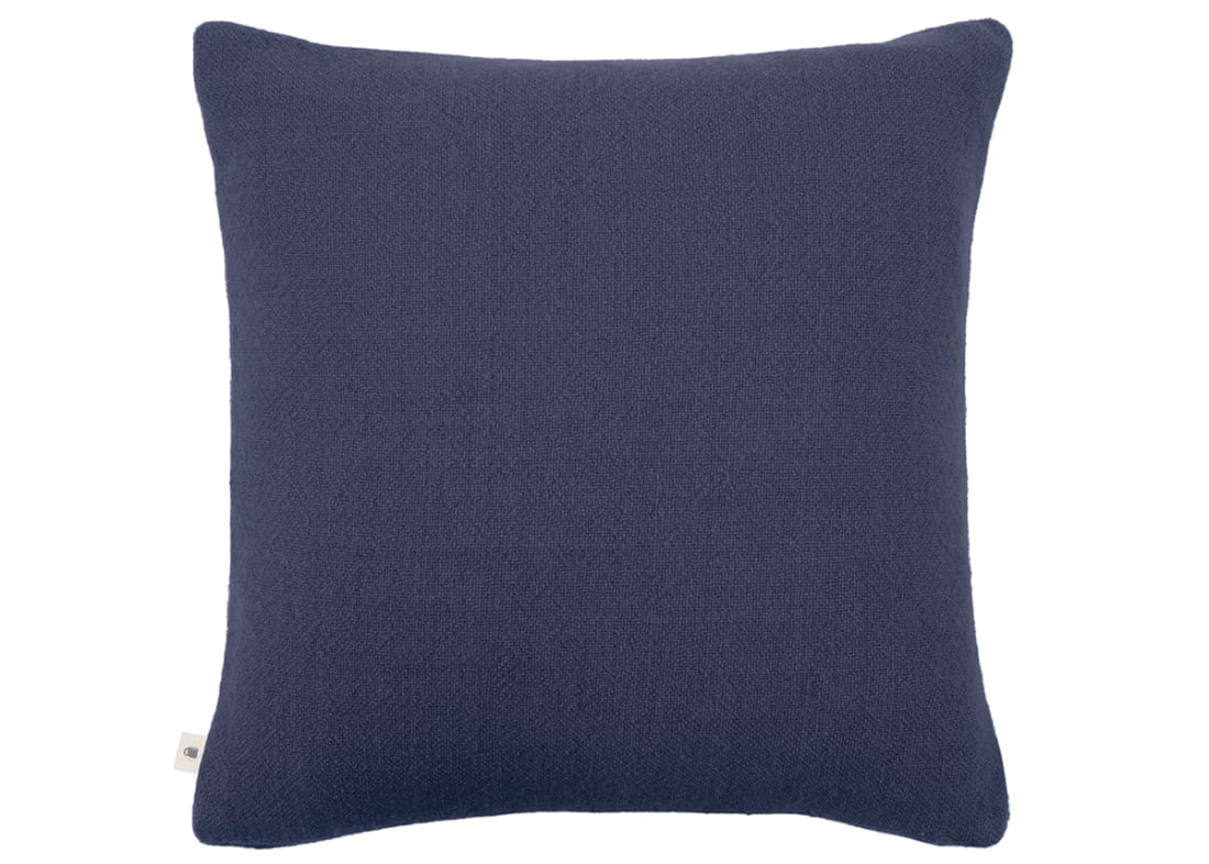 Nuzzler Merino Wool Cushion 60 x 60 cm in Dark Blue
