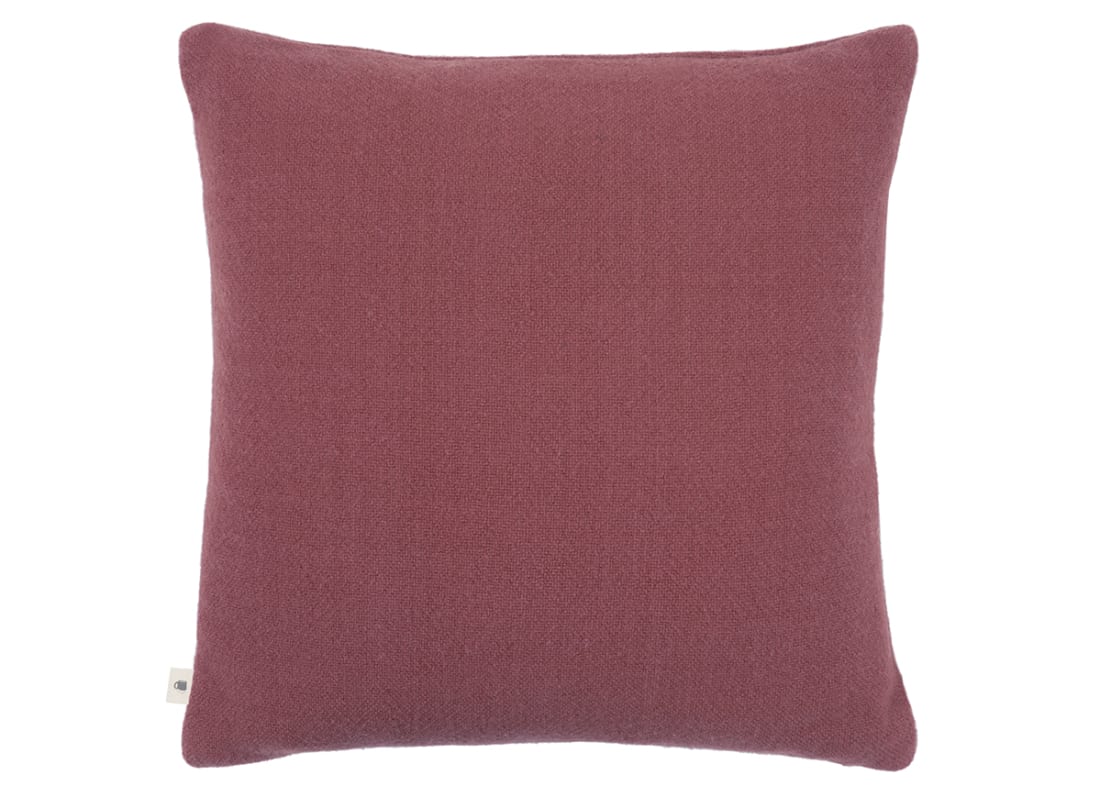 Nuzzler Merino Wool Cushion 60 x 60 cm in Dark Pink