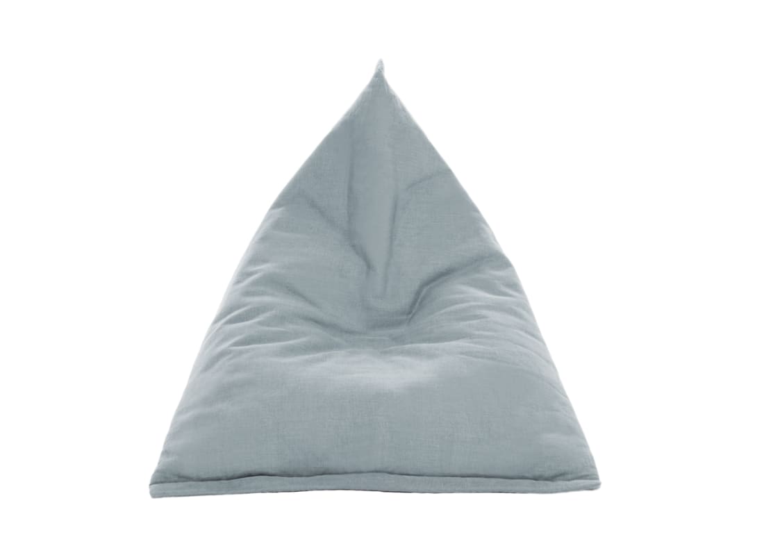 Lollins Triangle Beanbags in Light Blue