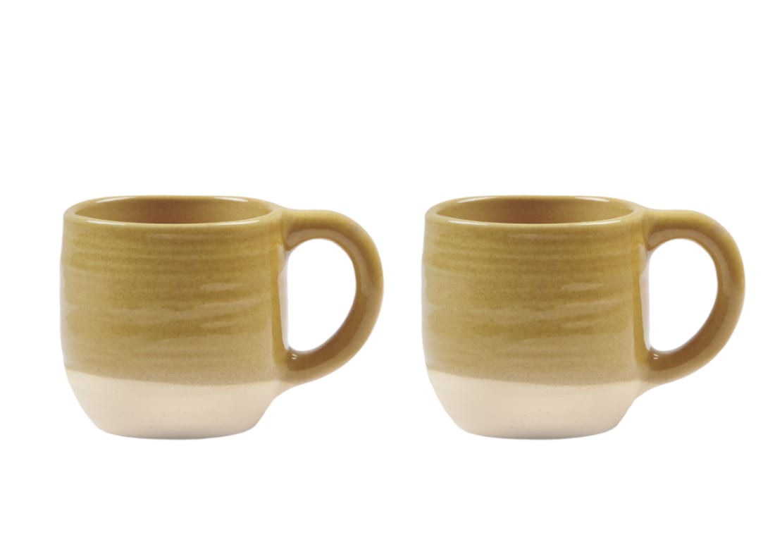 Wobblins Espresso Mug in Saffron Stain