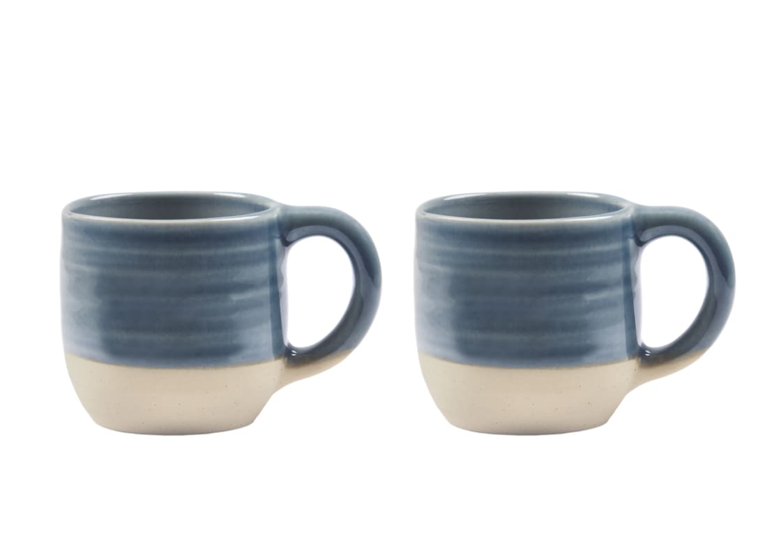 Wobblins Espresso Mug in Blueberry Smudge