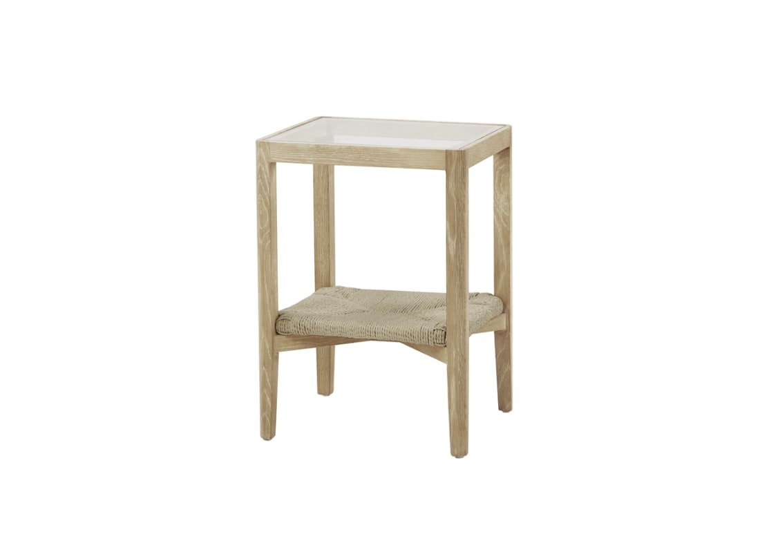 Little Keepsake Side Table in Whitewashed Oak