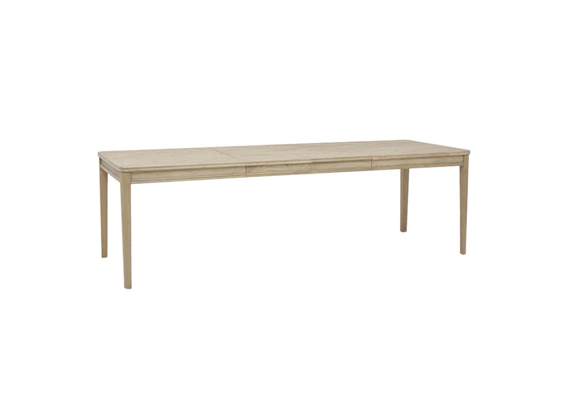 Jigsaw Kitchen Table in Whitewashed Oak