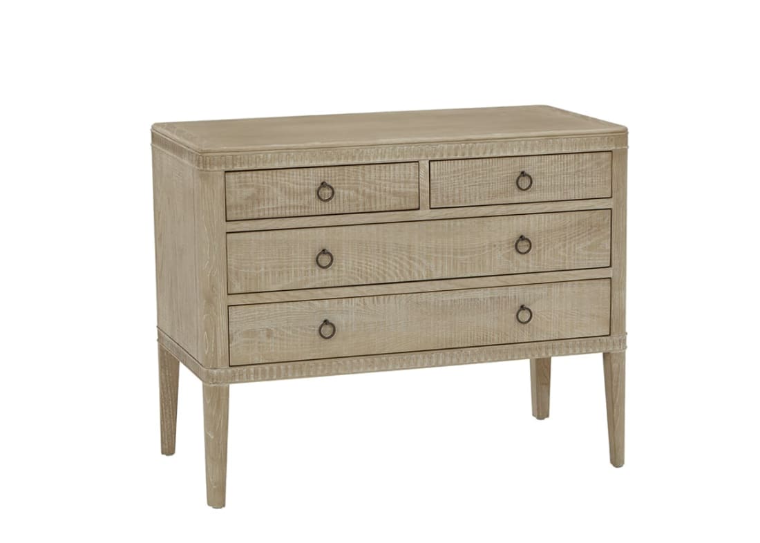 Rummage Chest Of Drawers In Whitewashed Oak