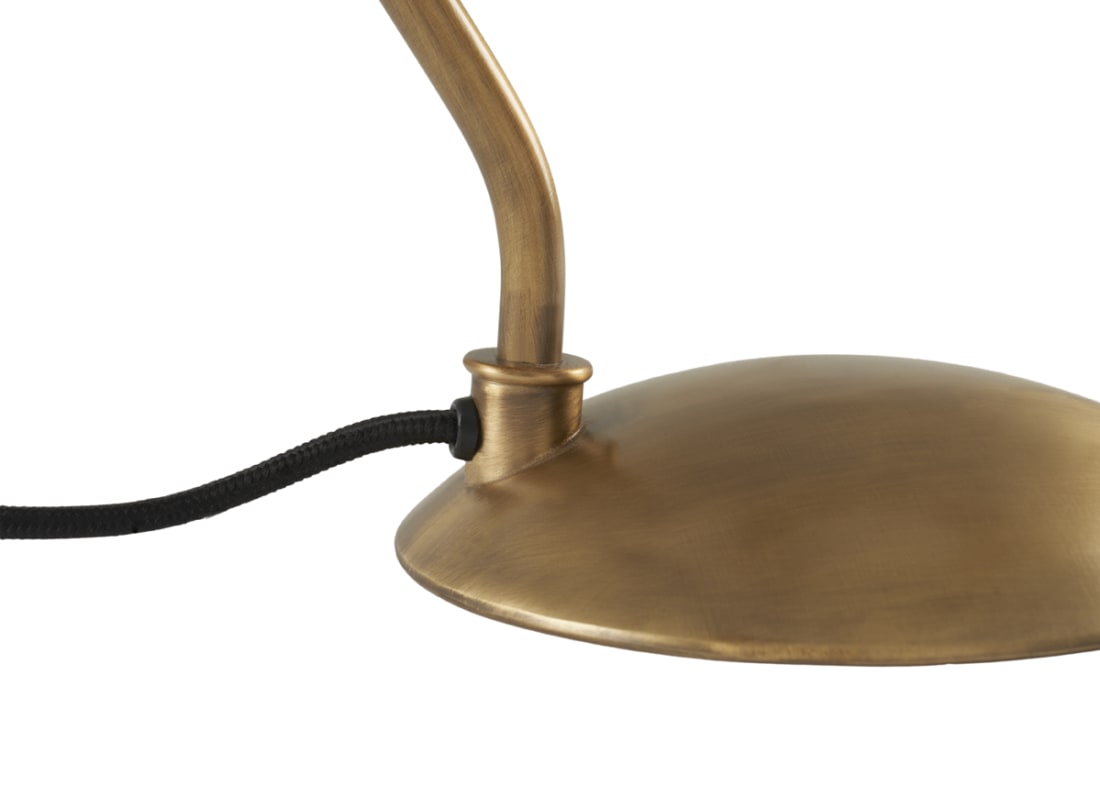 Swoopy Table Lamp - Medium - Vintage Brass