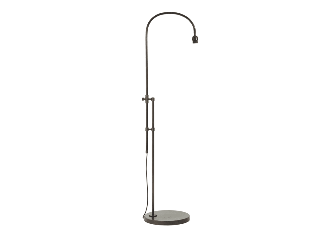 Trombone Floor Light - Standard - Blackened Bronze