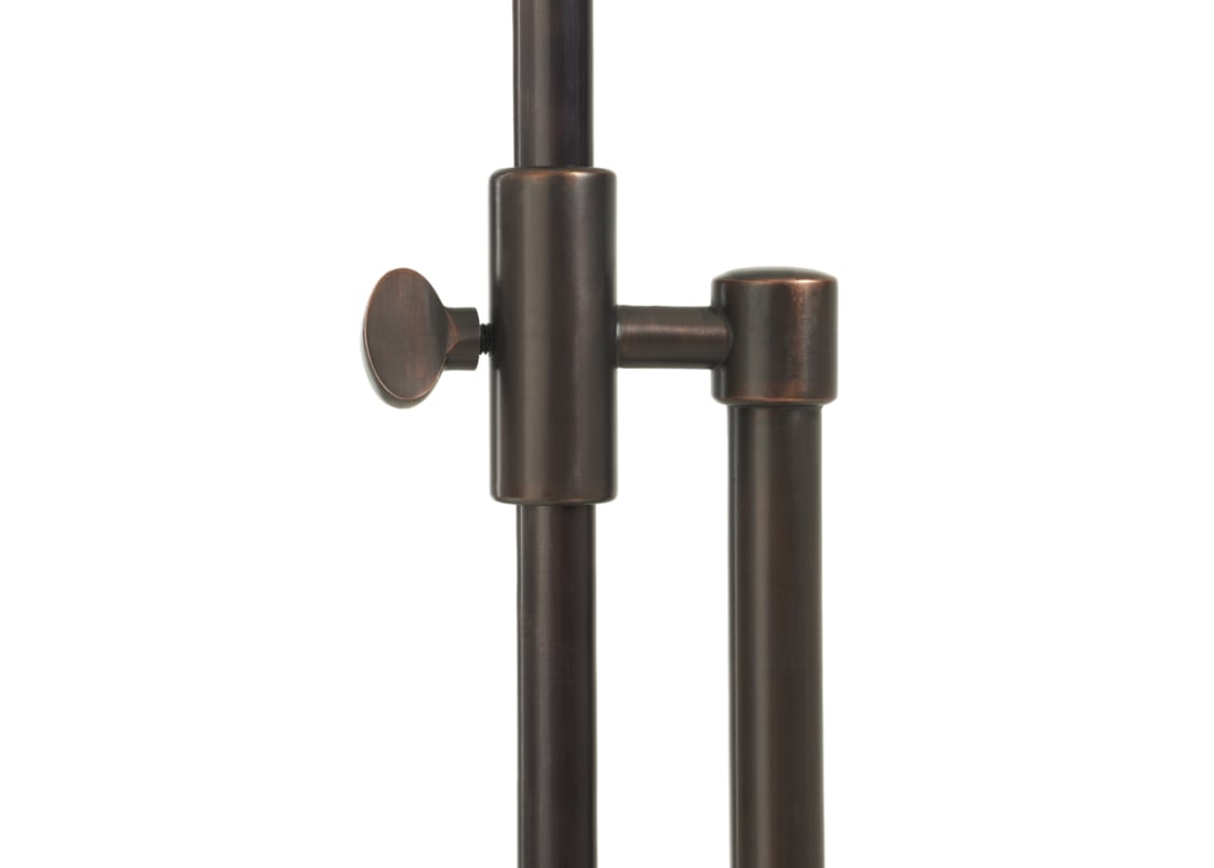 Trombone Floor Light - Standard - Blackened Bronze
