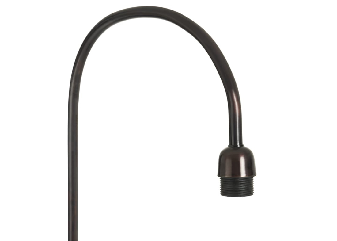 Trombone Floor Light - Standard - Blackened Bronze